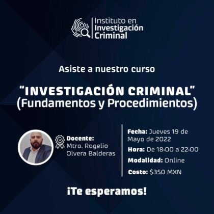 Curso de Investigación Criminal