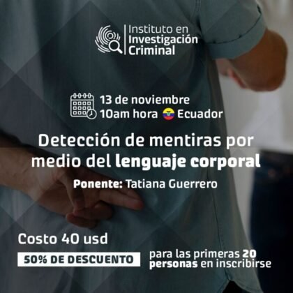 Detección de Mentiras por medio del lenguaje corporal